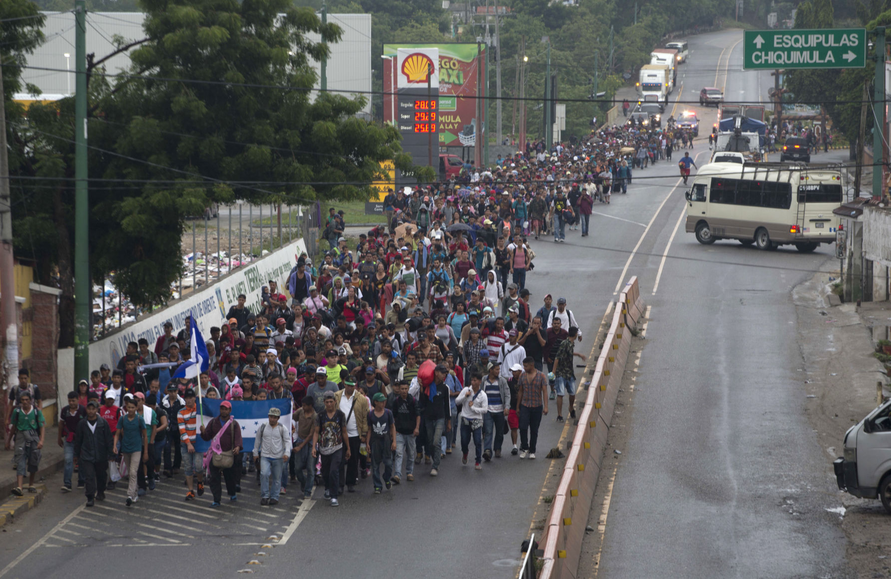 APTOPIX Central America Migrant Caravan